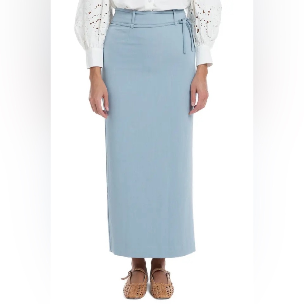 Revolve Sovere Dawn Blue Maxi Skirt Sz Small